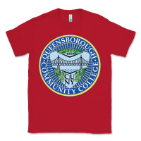 Red queensborough community college Classic Tee - linhVisuals