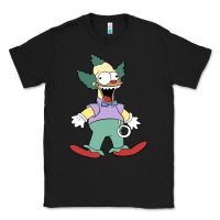 Black krusty Classic Tee - linhVisuals