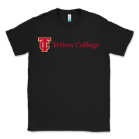 Black triton college Classic Tee - linhVisuals