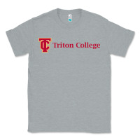 Heather Grey triton college Classic Tee - linhVisuals