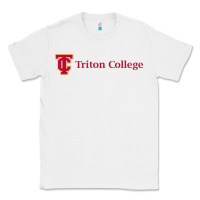 White triton college Classic Tee - linhVisuals