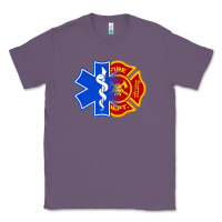 Lavender emt firefighter ems fire first responder premium Classic Tee - linhVisuals