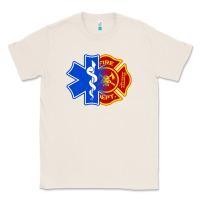 Natural emt firefighter ems fire first responder premium Classic Tee - linhVisuals
