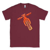 Burgundy fat bike mountain biking Classic Tee - linhVisuals