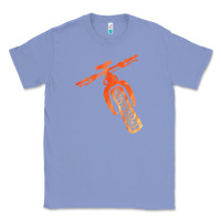 Colony Blue fat bike mountain biking Classic Tee - linhVisuals