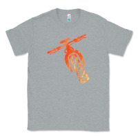 Heather Grey fat bike mountain biking Classic Tee - linhVisuals