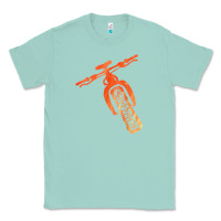 Seafoam fat bike mountain biking Classic Tee - linhVisuals