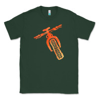 Sports Green fat bike mountain biking Classic Tee - linhVisuals