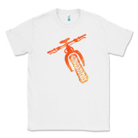 White fat bike mountain biking Classic Tee - linhVisuals