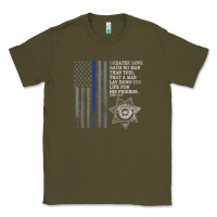 Army Green police in america correctional officer prayer Classic Tee - linhVisuals