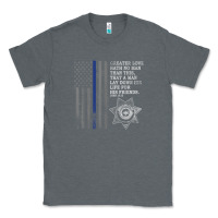 Charcoal Heather police in america correctional officer prayer Classic Tee - linhVisuals