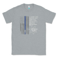 Heather Grey police in america correctional officer prayer Classic Tee - linhVisuals