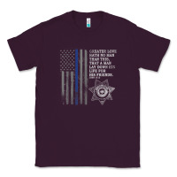 Plum police in america correctional officer prayer Classic Tee - linhVisuals