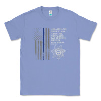 Colony Blue police in america correctional officer prayer Classic Tee - linhVisuals