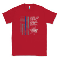 Red police in america correctional officer prayer Classic Tee - linhVisuals