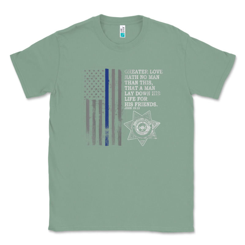 Police In America Correctional Officer Prayer Classic Tee by linhVisuals | Teevron