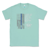 Seafoam police in america correctional officer prayer Classic Tee - linhVisuals