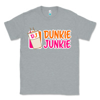 Heather Grey donut coffee lover dunkie junkie Classic Tee - linhVisuals