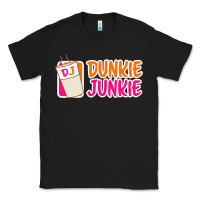 Black donut coffee lover dunkie junkie Classic Tee - linhVisuals