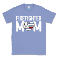 Colony Blue female firefighter mom thin red line flag firefighting premium Classic Tee - linhVisuals