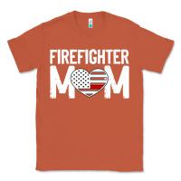 Copper female firefighter mom thin red line flag firefighting premium Classic Tee - linhVisuals