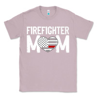 Lilac female firefighter mom thin red line flag firefighting premium Classic Tee - linhVisuals