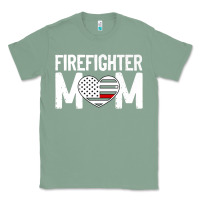 Sage female firefighter mom thin red line flag firefighting premium Classic Tee - linhVisuals