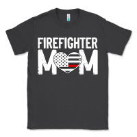 Smoke female firefighter mom thin red line flag firefighting premium Classic Tee - linhVisuals