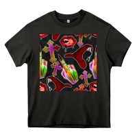 Asphalt halloween bad witch seamless pattern Heavy Core Tee - BundleAndBundleShop