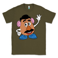 Army Green mr potato Classic Tee - linhVisuals