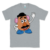 Heather Grey mr potato Classic Tee - linhVisuals