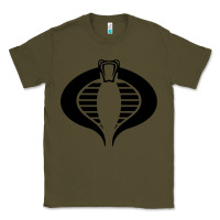 Army Green Gi Joe Cobra Vintage Classic Tee - linhVisuals