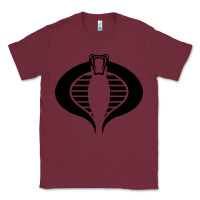 Burgundy Gi Joe Cobra Vintage Classic Tee - linhVisuals