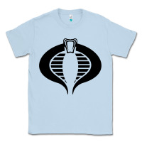 Dusty Blue Gi Joe Cobra Vintage Classic Tee - linhVisuals