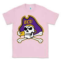 Bubblegum Pink East Carolina Pirates Classic Tee - linhVisuals