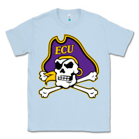 Dusty Blue East Carolina Pirates Classic Tee - linhVisuals
