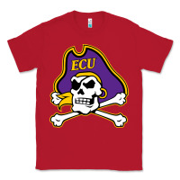 Red East Carolina Pirates Classic Tee - linhVisuals