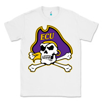 White East Carolina Pirates Classic Tee - linhVisuals