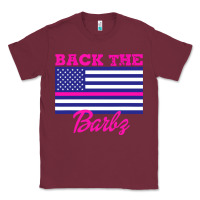 Burgundy NICKI BACK THE BARBZ Classic Tee - linhVisuals