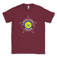 Burgundy suffolk county police t shirt   scpd Classic Tee - linhVisuals