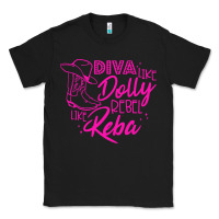 Black Reba Mcentire Diva Like Dolly Rebel Like Reba Classic Tee - linhVisuals