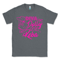 Charcoal Heather Reba Mcentire Diva Like Dolly Rebel Like Reba Classic Tee - linhVisuals