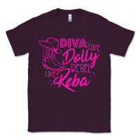 Plum Reba Mcentire Diva Like Dolly Rebel Like Reba Classic Tee - linhVisuals