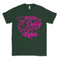 Sports Green Reba Mcentire Diva Like Dolly Rebel Like Reba Classic Tee - linhVisuals
