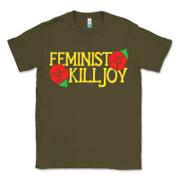 Army Green feminist killjoy retro women woman Classic Tee - linhVisuals