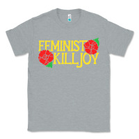 Heather Grey feminist killjoy retro women woman Classic Tee - linhVisuals