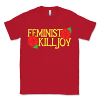 Red feminist killjoy retro women woman Classic Tee - linhVisuals
