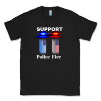 Black support our police & fire departments   1st responders premium Classic Tee - linhVisuals