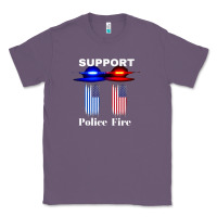 Lavender support our police & fire departments   1st responders premium Classic Tee - linhVisuals