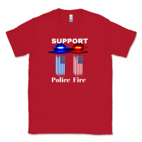 Red support our police & fire departments   1st responders premium Classic Tee - linhVisuals